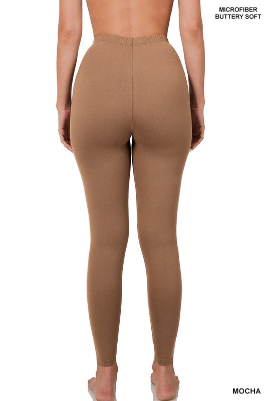 Microfiber Full-Length Leggings