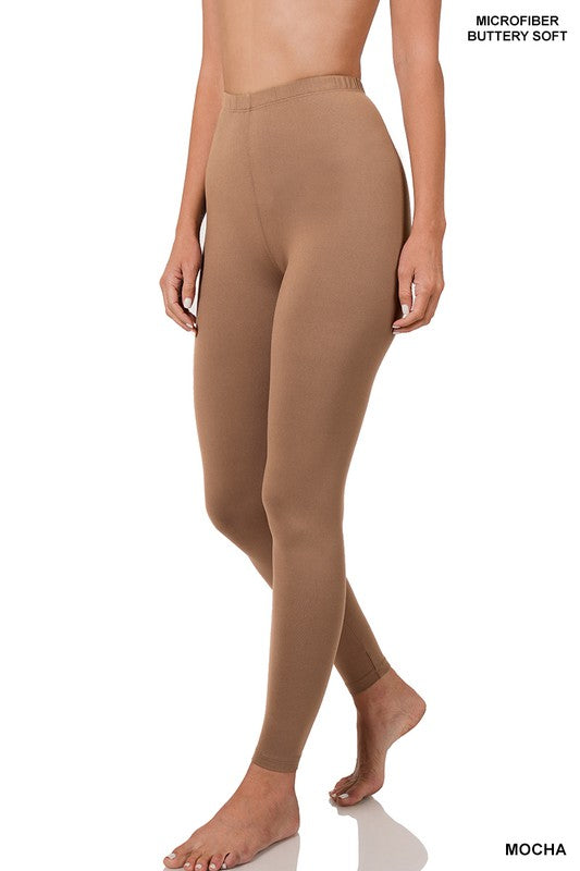 Microfiber Full-Length Leggings