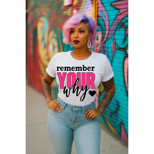 Remember Your Why T-shirt