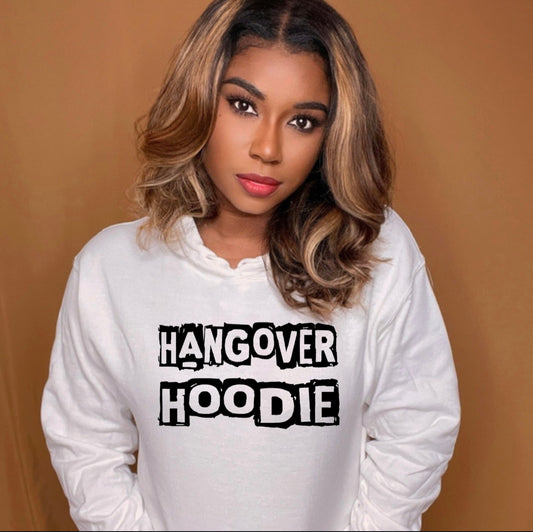 White Hangover Hoodie