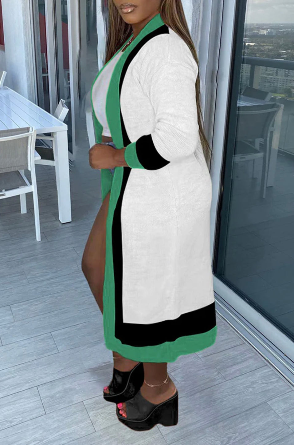 Green Cardigan