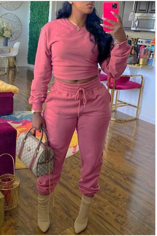 Pink Jogger Set
